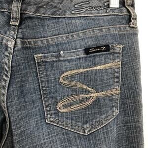 Seven7 Flare Jeans Womens Size 29